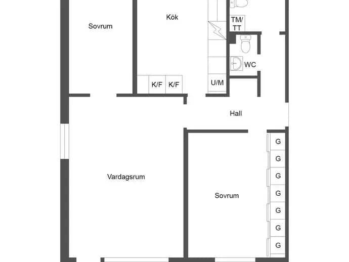 Floor plan for Stolpgränd 20