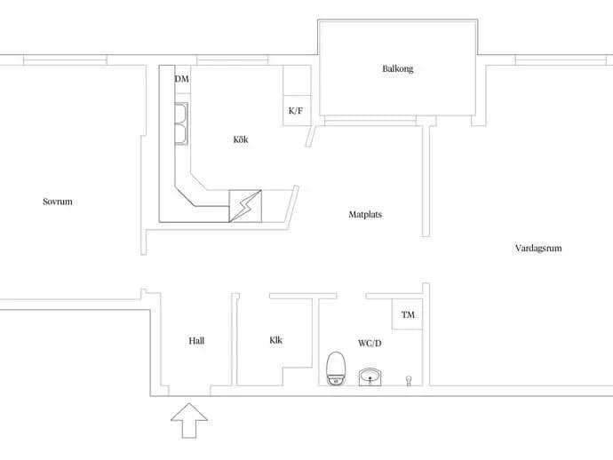Planritning för Hjälmarvägen 7