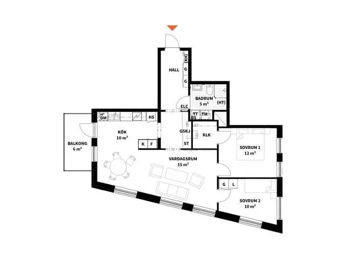 Planritning för Ägirgatan 20