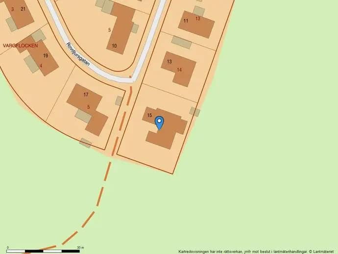 Planritning för Rovdjursgatan 15