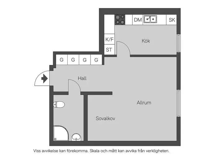 Planritning för Rekylgatan 14