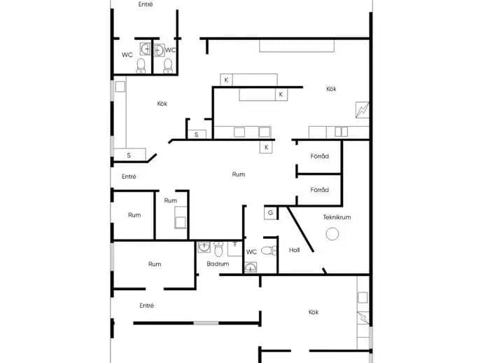 Floor plan for Industrivägen 15