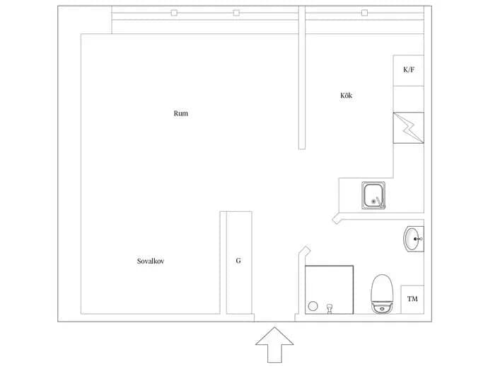Planritning för Kopparbergsvägen 19