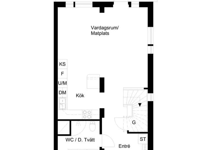 Floor plan for Filgränd 8D