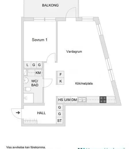 Floor plan for Skärvstensgatan 18