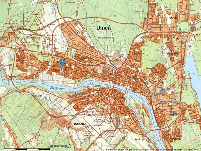 Planritning för Sandåsvägen 31