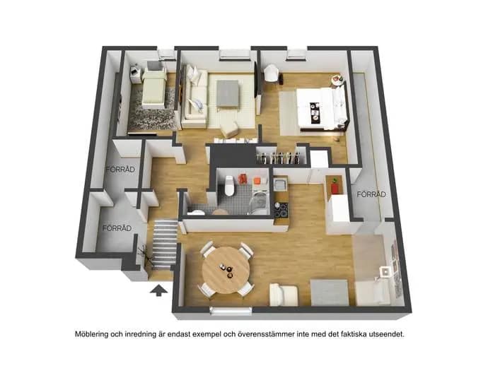 Planritning för Skolgatan 9A