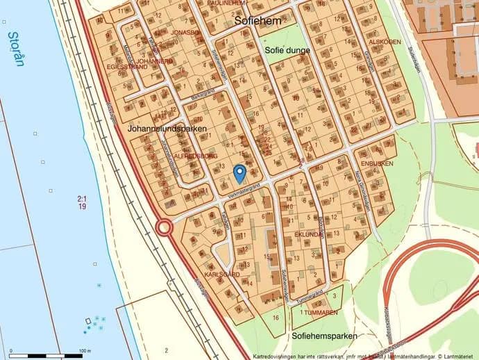 Planritning för Verkmästargränd 5