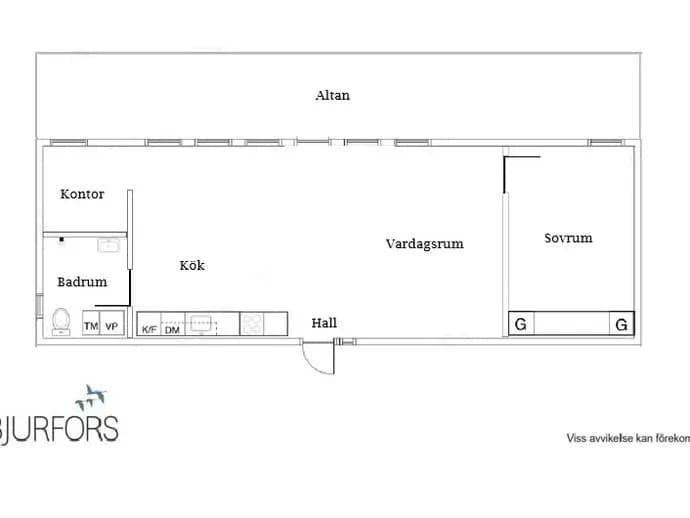 Floor plan for Penningskrinet 24