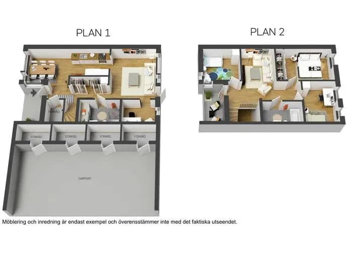 Planritning för Kullavägen 17G