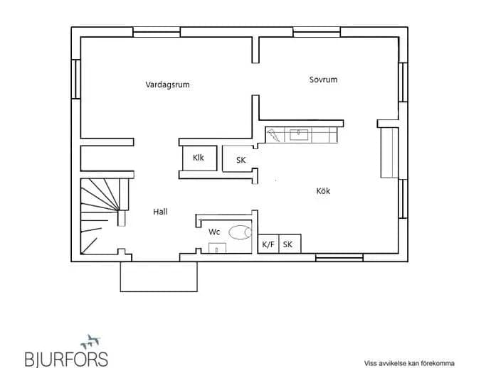 Floor plan for Varuträsk 160