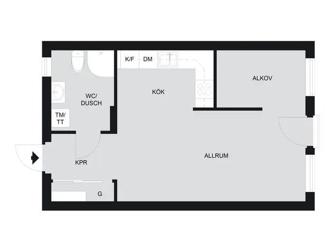 Floor plan for Lyktvägen 79A