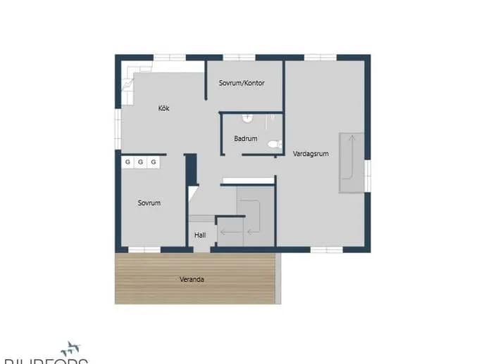 Floor plan for Skelleftehamnsvägen 182