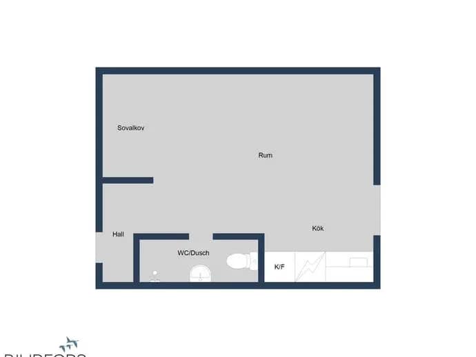 Floor plan for Getbergsvägen 9