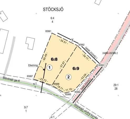 Planritning för Stöcksjö 6:8