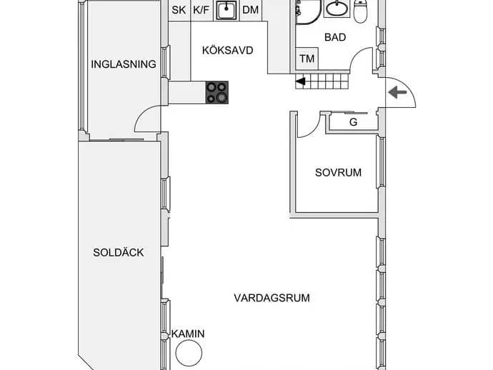 Floor plan for Norra Sillskatan 763