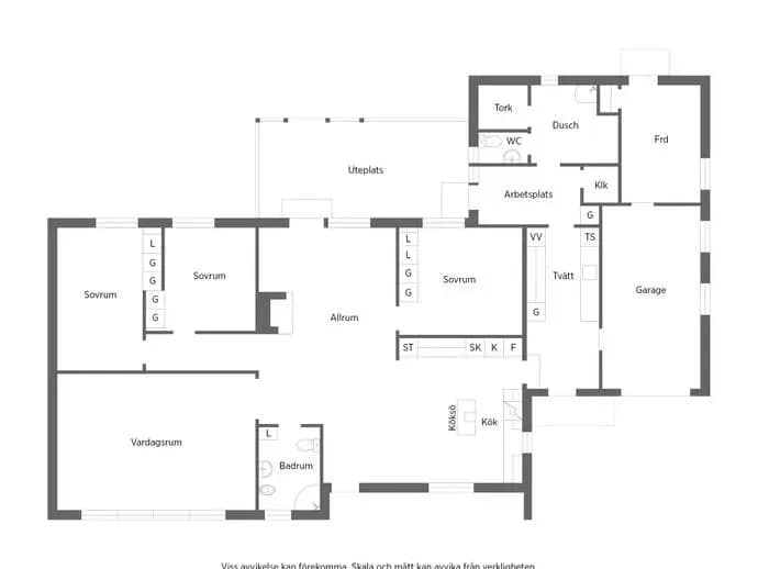 Floor plan for Daggstigen 37