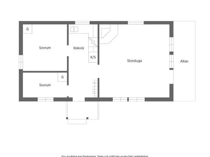 Floor plan for Djupgroven 4