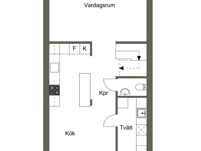 Floor plan for Isgränd 31