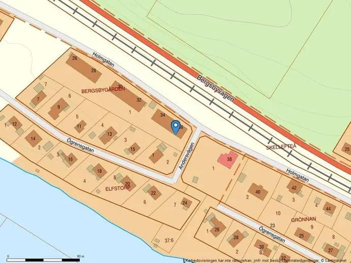 Floor plan for Holmgatan 36