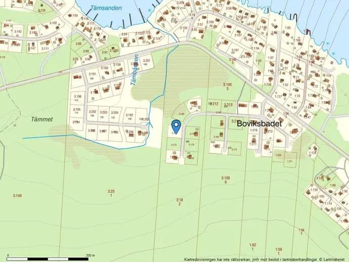 Floor plan for Boviksbadet