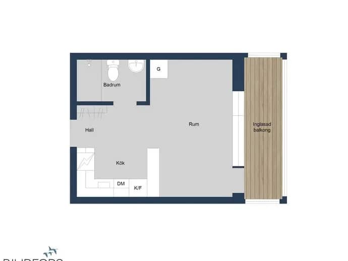 Floor plan for Kågevägen 38A