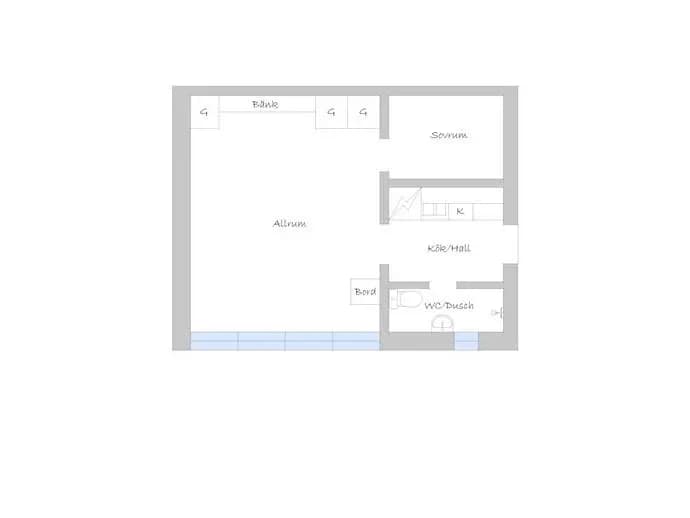 Planritning för Sofiehemsvägen 58