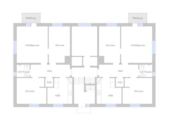 Floor plan for Gabrieljansvägen 18