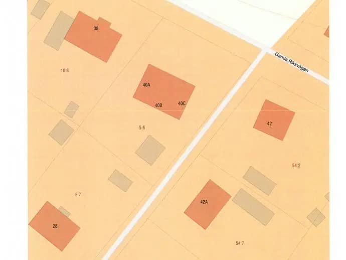 Floor plan for Gamla Riksvägen 40A