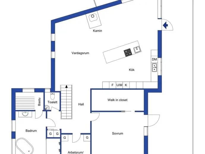 Floor plan for Bodum 142