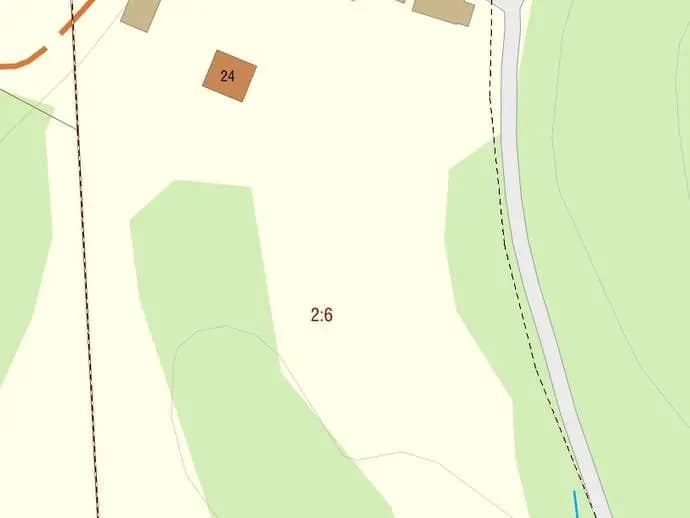 Planritning för Sandviksvägen 24