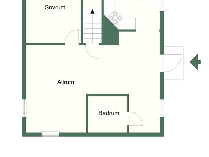 Floor plan for Bergsgatan 14