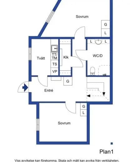 Floor plan for Nyängetsvägen 42