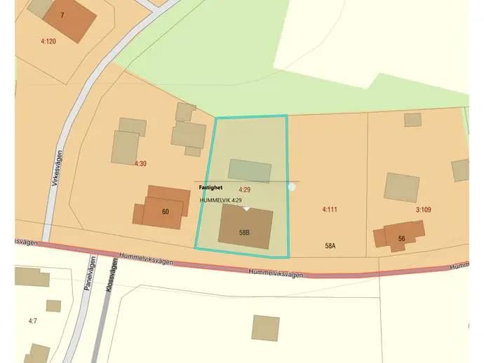 Floor plan for Hummelviksvägen 58B