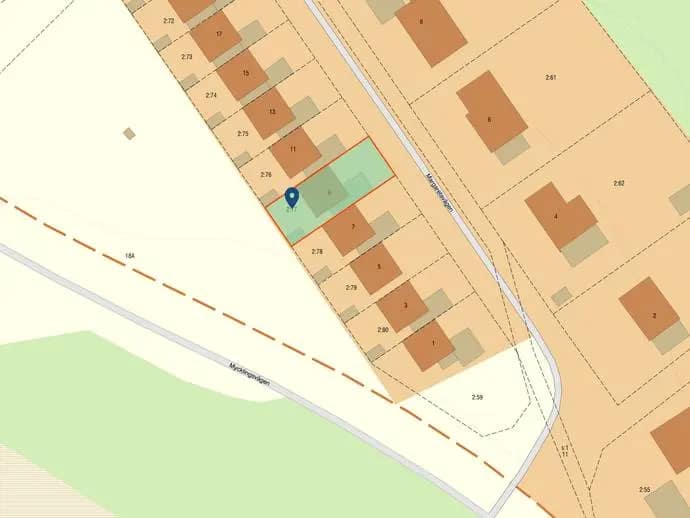 Floor plan for Margaretavägen 9