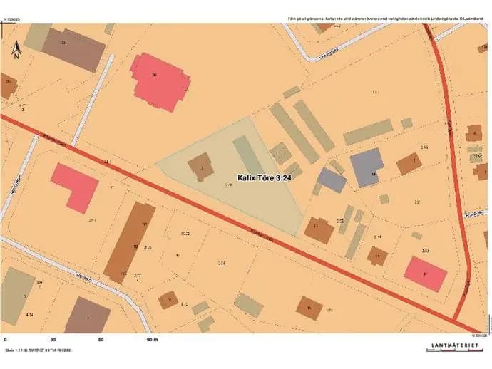 Planritning för Köpmanvägen 18