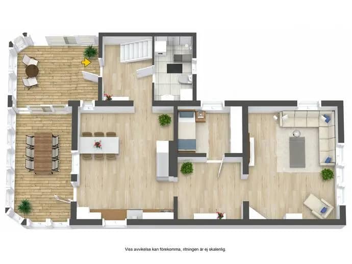 Floor plan for Sikforsvägen 98 och Sikforsvägen 100Z