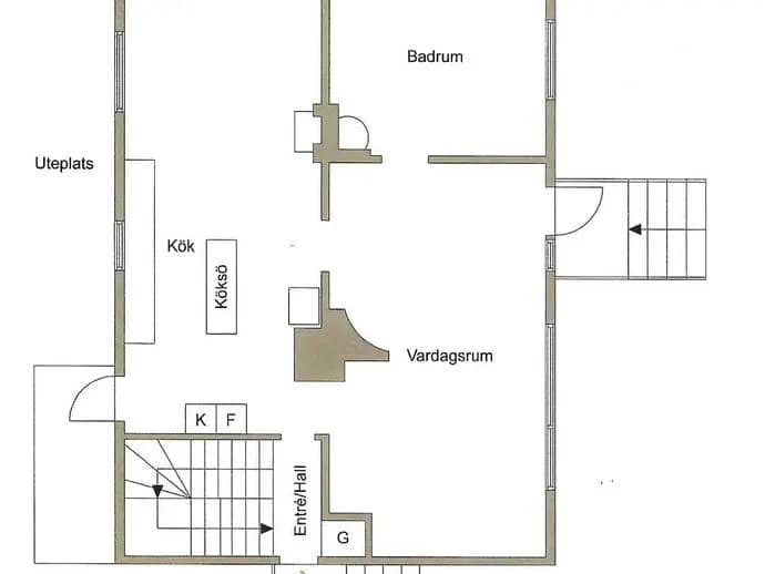 Floor plan for Kexagatan 7