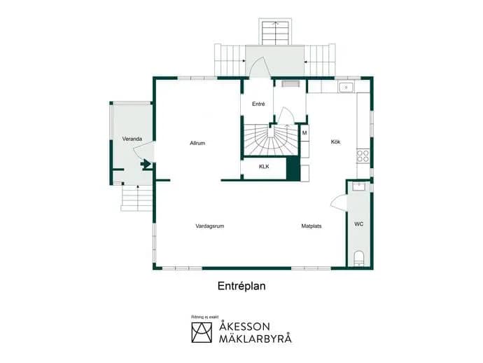 Planritning för Ågatan 5