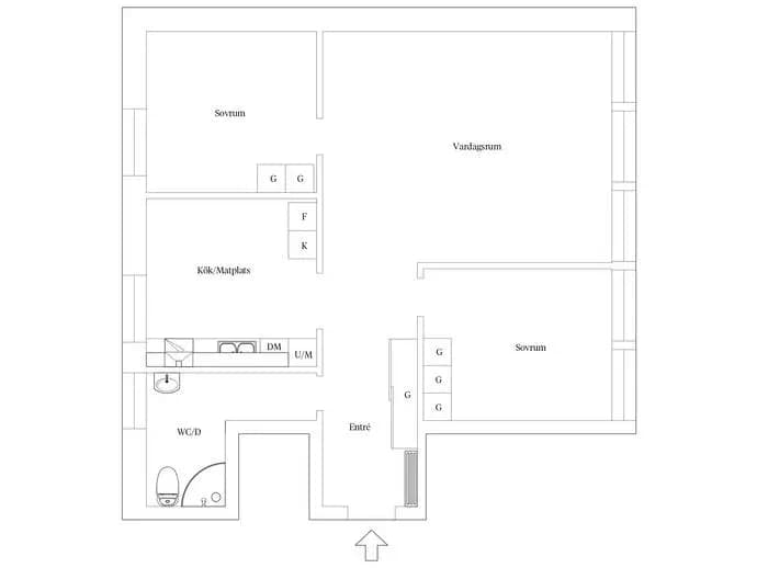 Floor plan for Kronobergsgatan 16