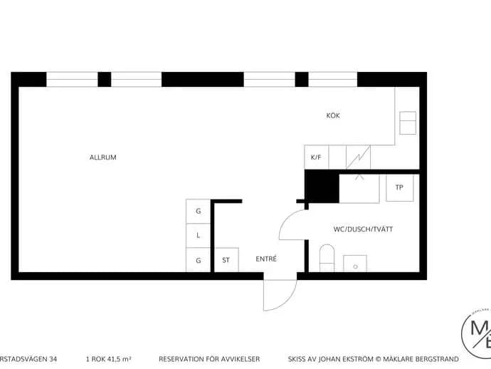 Floor plan for Segerstadsvägen 34