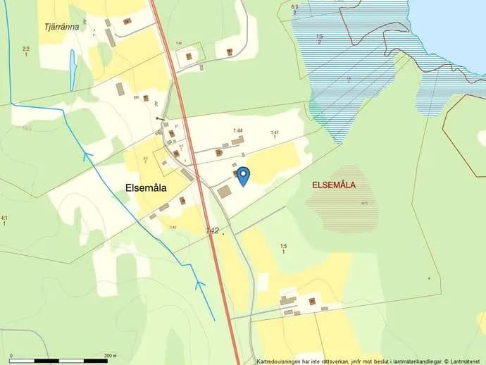 Planritning för Elsemåla Östergård 23