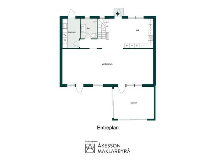 Floor plan for Snickarvägen 16