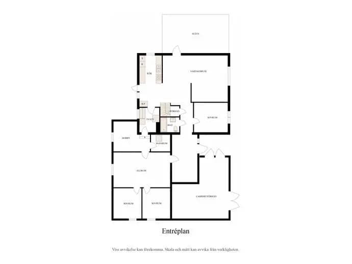 Floor plan for Triangeln 1