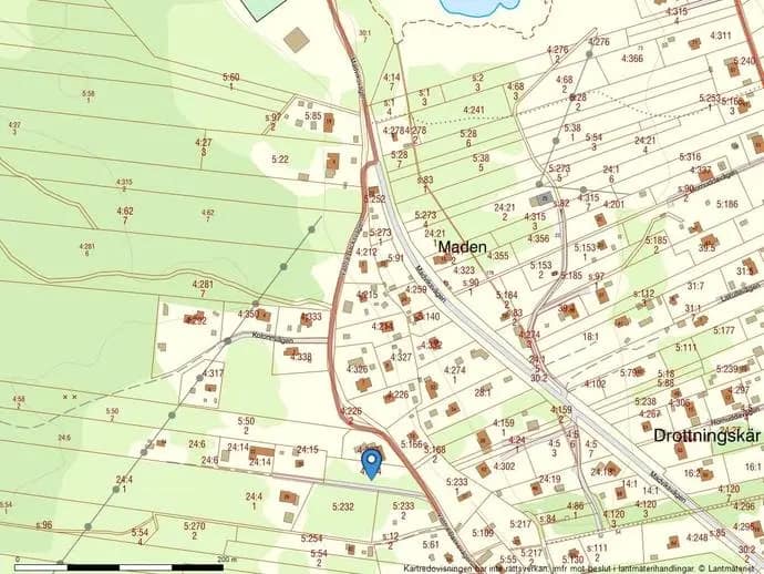 Planritning för Tomt på Vackra Aspö!