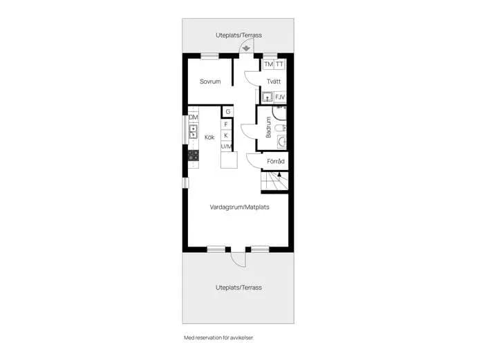 Floor plan for Rapsvägen 2A