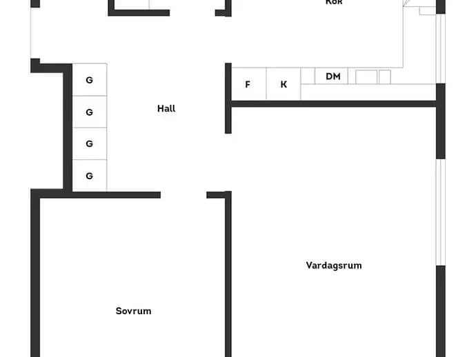 Floor plan for Krondikesvägen 34