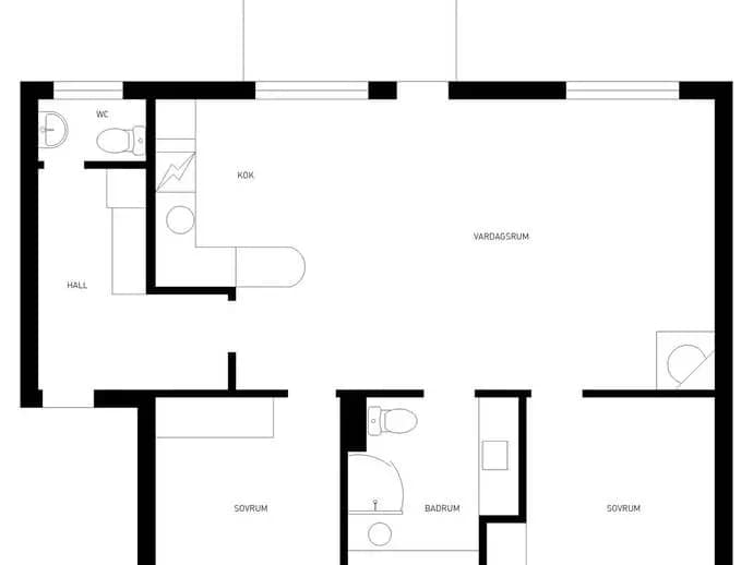 Floor plan for Åre Strand  2A3 vecka 22