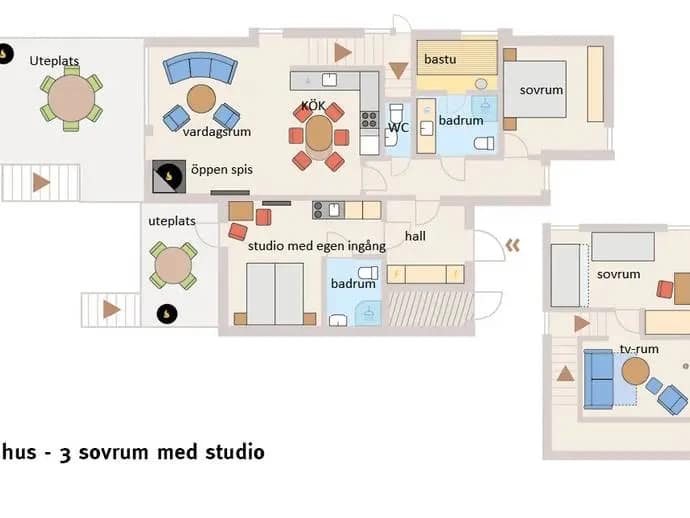 Floor plan for Åre Strand 18:1 vecka 5