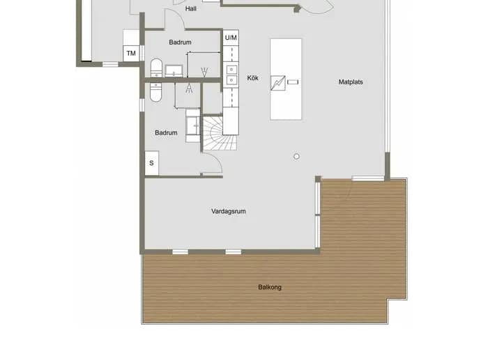 Planritning för Vikbölevägen 21